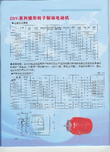 ZDY1系列锥形转子